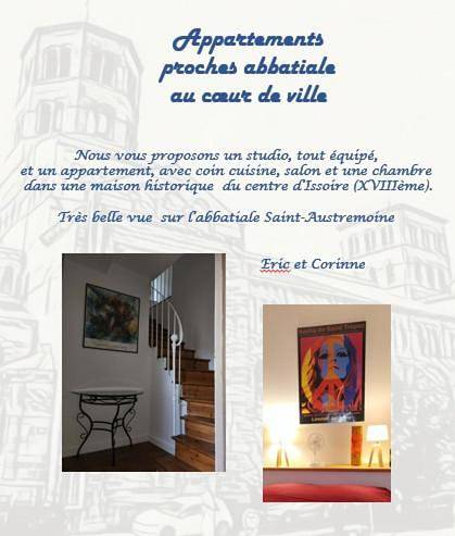 Gîte pour 2 personnes, avec Vue dans Office De Tourisme Pays D Issoire Val D Allier