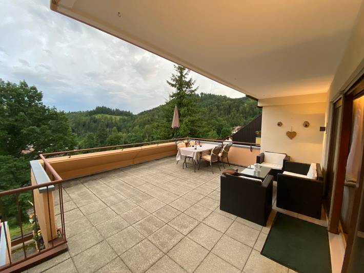 Ferienwohnung für 2 Personen, mit Terrasse und Ausblick im Schwarzwald