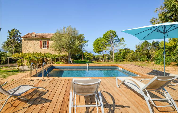 Maison de vacances pour 6 personnes, avec terrasse ainsi que piscine et jardin - 1