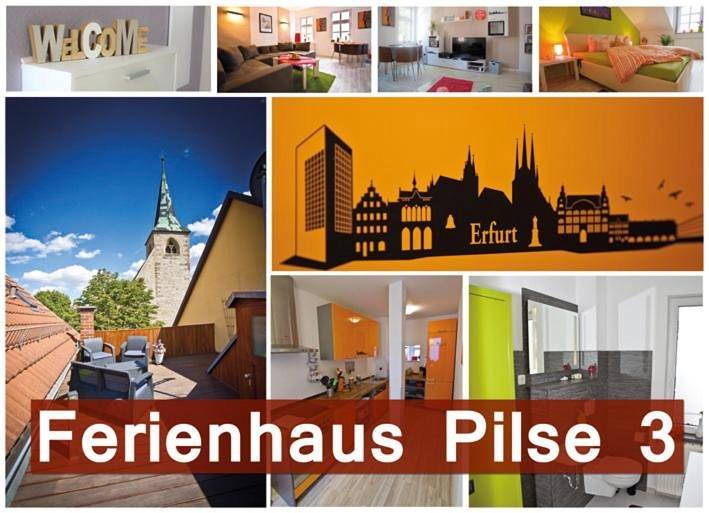 Ferienwohnung für 6 Personen, mit Terrasse und Ausblick in Altstadt (Erfurt)