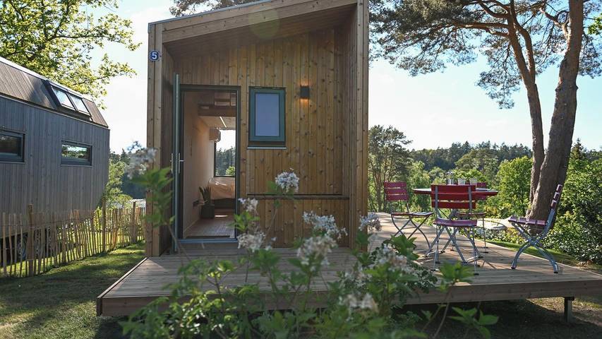 Ferienhaus für 4 Personen, mit Terrasse und Seeblick sowie Ausblick - 1