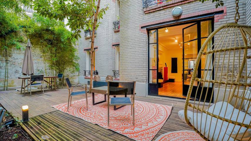 Villa pour 6 personnes, avec terrasse ainsi que jardin et jacuzzi à Paris