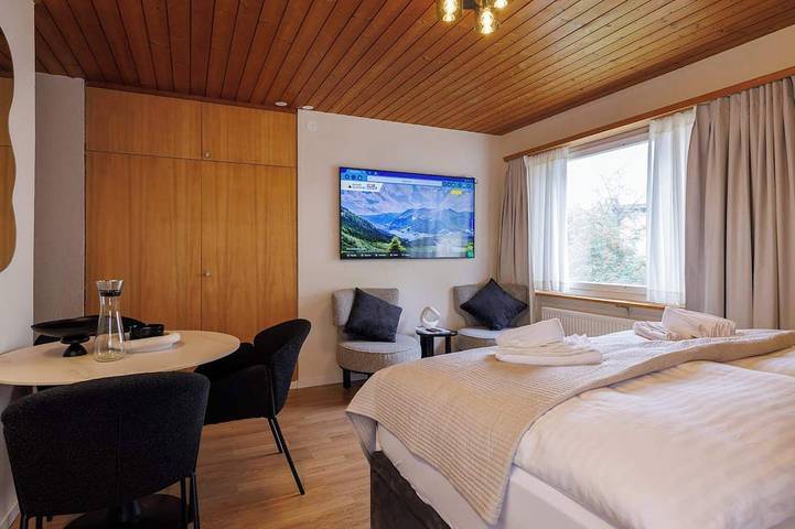 Ferienwohnung für 3 Personen, mit Balkon in Davos