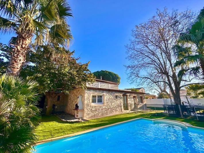 Villa pour 8 personnes, avec jardin ainsi que piscine et vue, animaux acceptés au Grau-d'Agde - 2