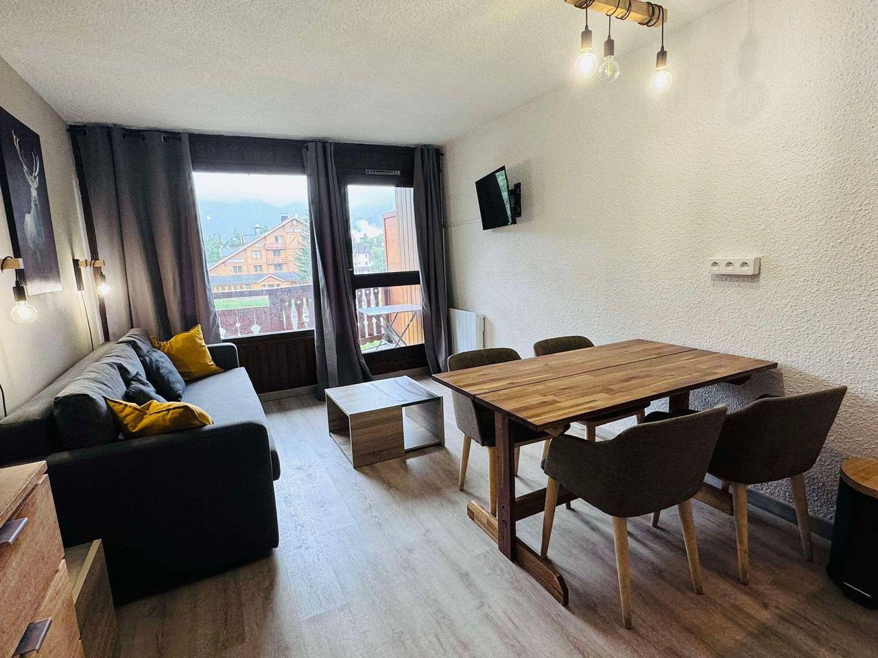 Ganzes Studio, Studio in Les 2 Alpes für 4, sonniger Balkon in Mont-de-Lans, Les Deux Alpes