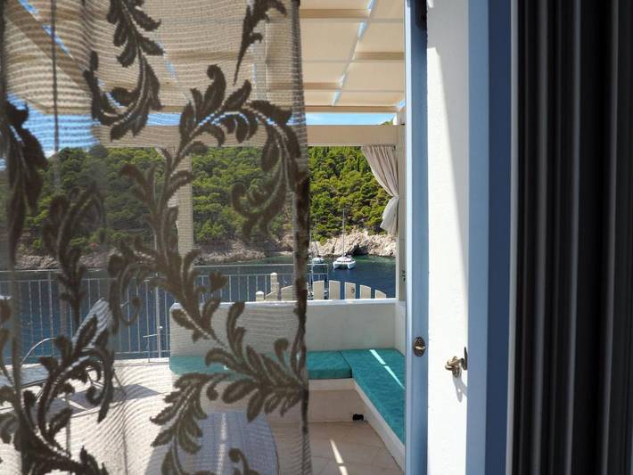 Location de vacances pour 2 personnes, avec piscine ainsi que terrasse et vue dans Άσος - 4