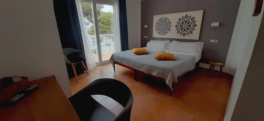 Hôtel pour 2 personnes, avec terrasse et jardin ainsi que vue et piscine