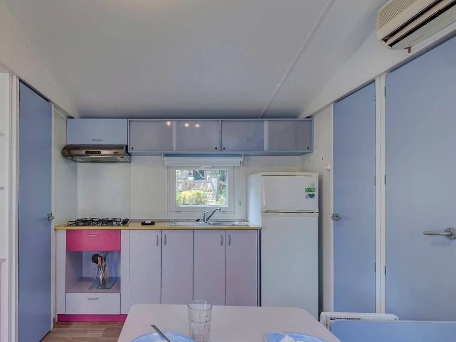 Domaine Résidentiel de Plein Air Castell Mar - Mobilhome 6 personnes - Mobil-home | Classic | 2 Ch. | 4/6 Pers. | Terrasse simple | Clim. in Empuriabrava, Haut-Ampurdan