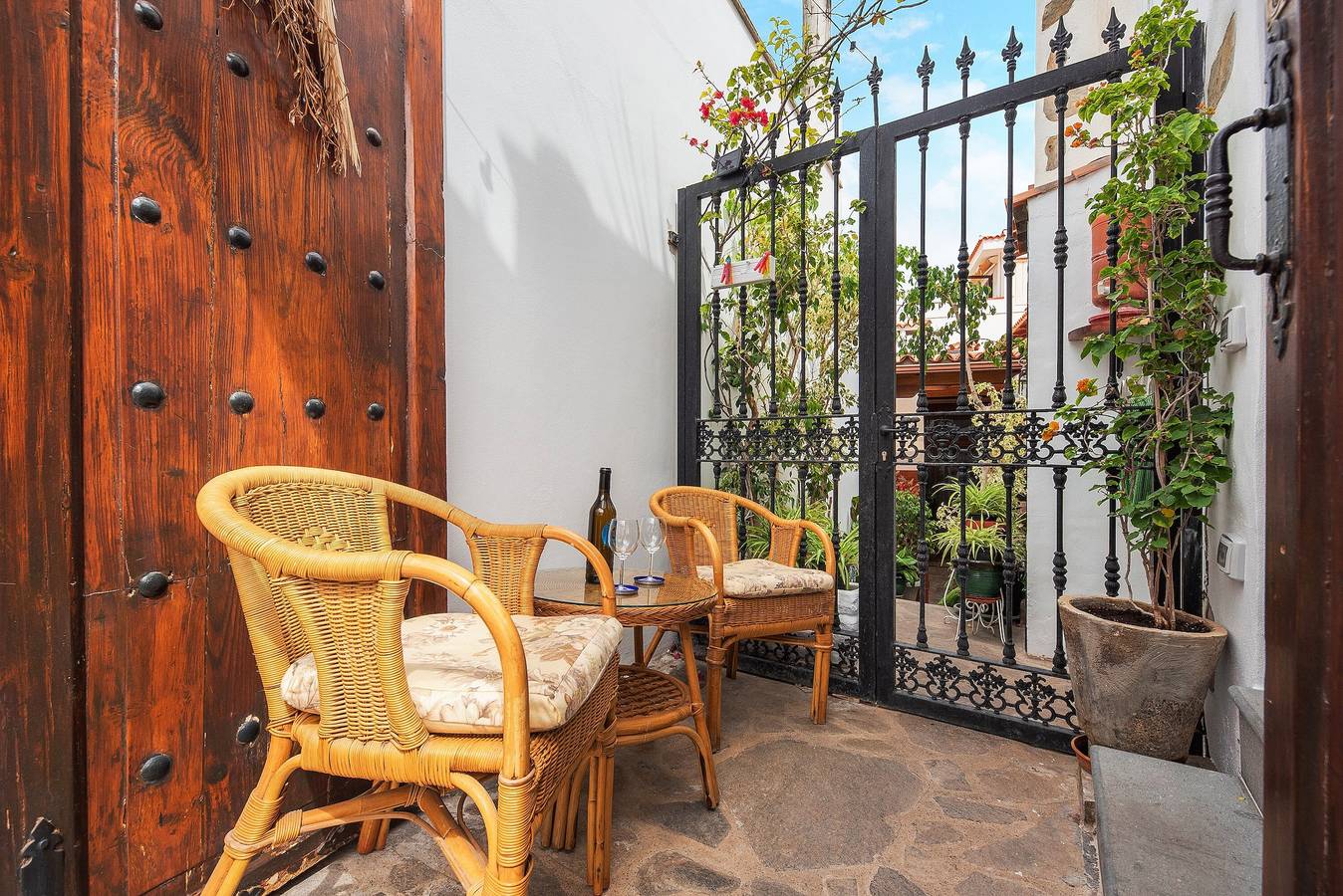 Ganze Wohnung, Ferienwohnung 'Casa Hilaria' mit Gemeinschaftsterrasse und Wlan in Villa y Puerto de Garachico, Garachico