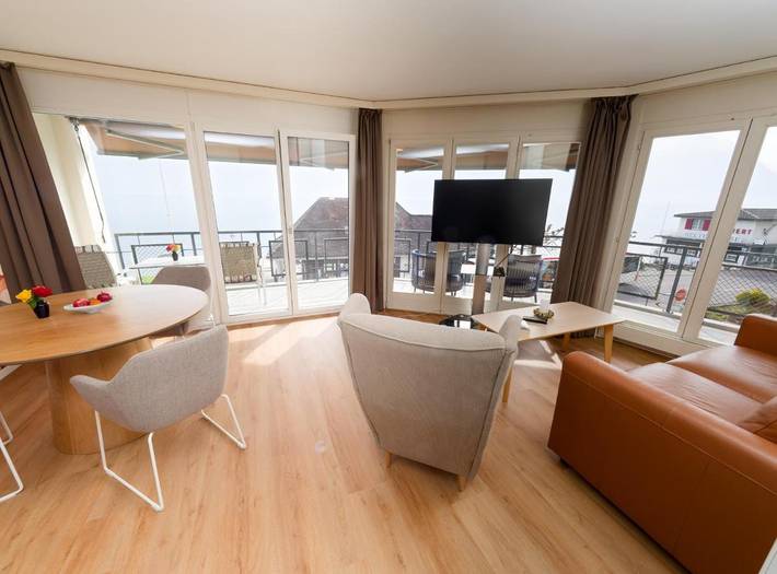 Hôtel pour 5 personnes, avec sauna et jardin ainsi que vue sur le lac et vue à Gersau - 2