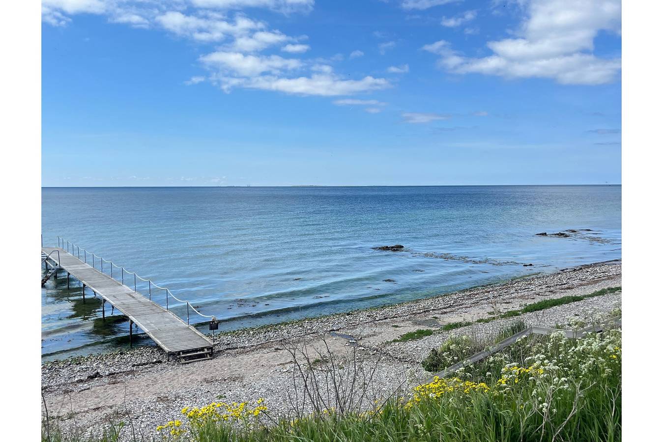 Zeezicht, 200m naar het strand, mooie natuur in Drøsselbjerg, Slagelse