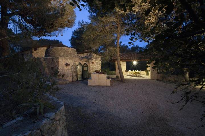 B&b per 2 persone, con Balcone e Terrazza nonché Giardino e Panorama in Porto Selvaggio