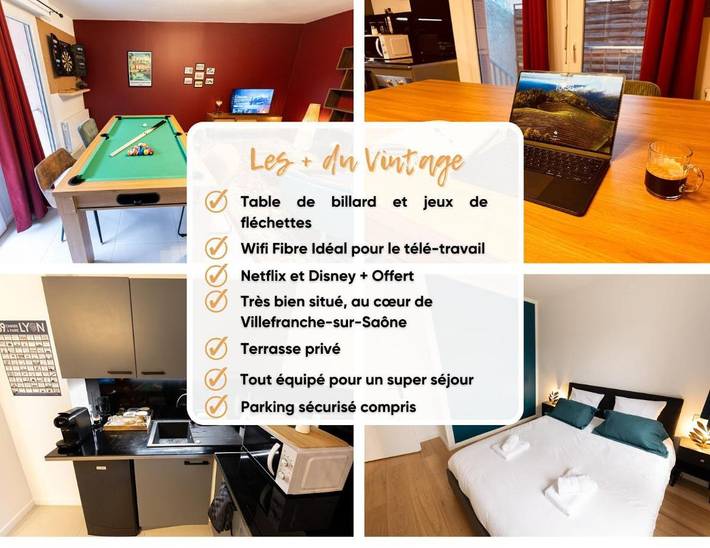 Gîte pour 2 personnes, avec terrasse à Villefranche-sur-Saône - 3