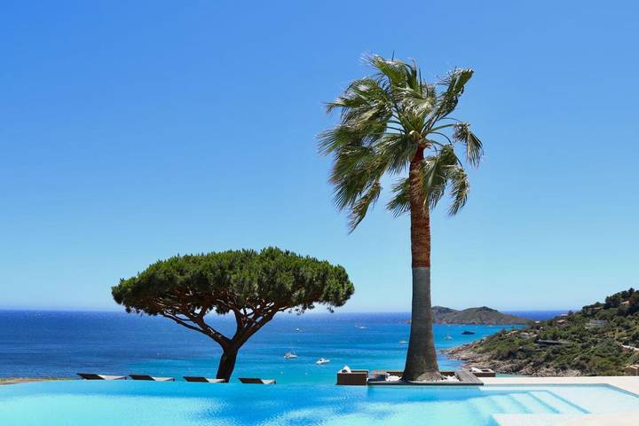 Casa de vacaciones para 10 personas, con Terraza y Jardín además de Piscina y Vistas en Ramatuelle