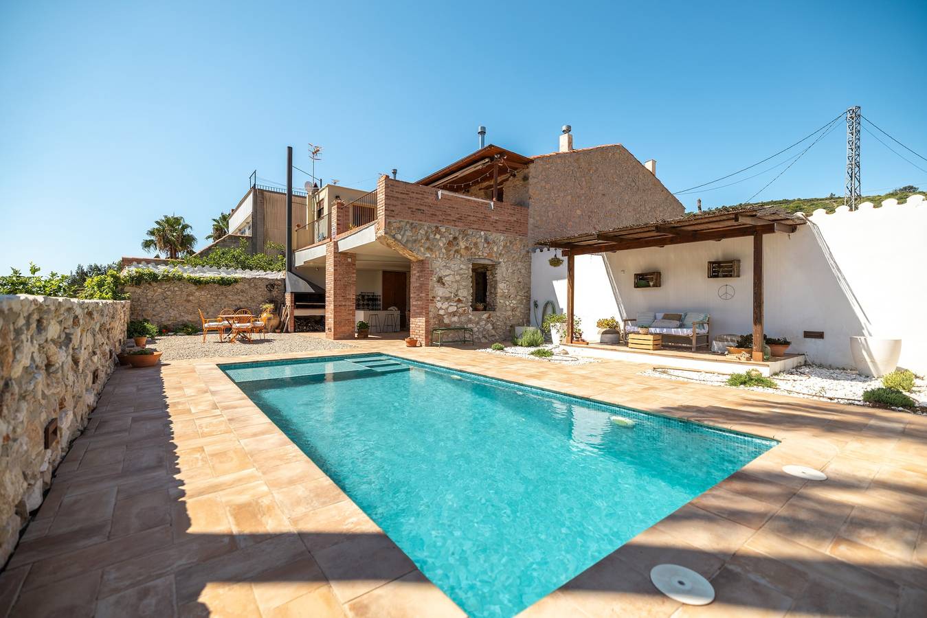 Maison de vacances 'Casa En Vistes Al Montsià' avec vue sur la montagne, piscine privée et Wi-Fi in Ulldecona, Costa Dorada