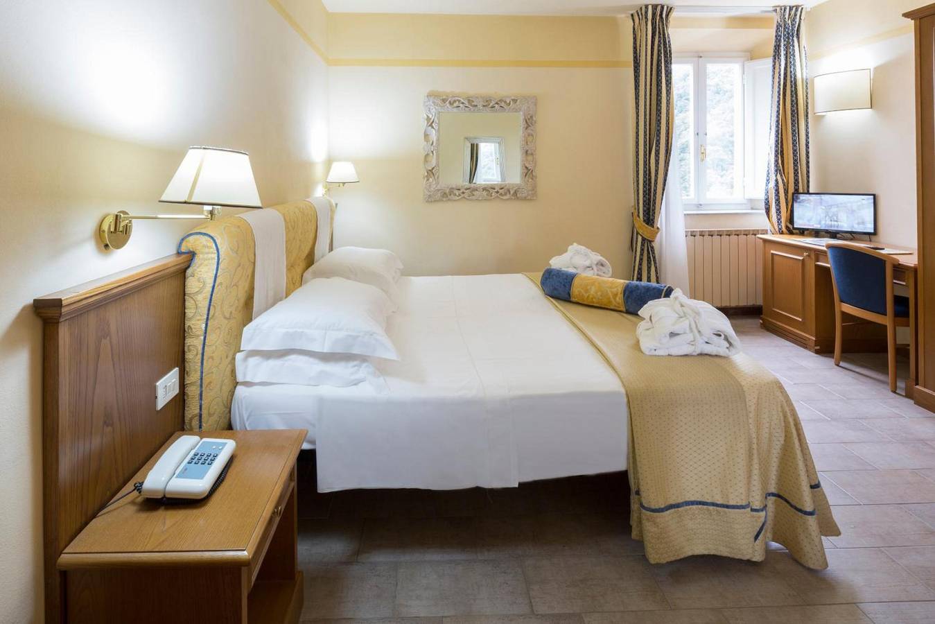 Kamer 'Camera Standard Doppia' met gedeelde tuin, wifi en airconditioning in Bagni di Lucca, Provincie Lucca