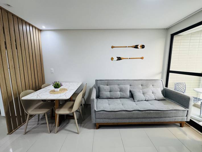 Ganze Wohnung, Ferienwohnung für 6 Personen mit Balkon in Cabo Branco, João Pessoa