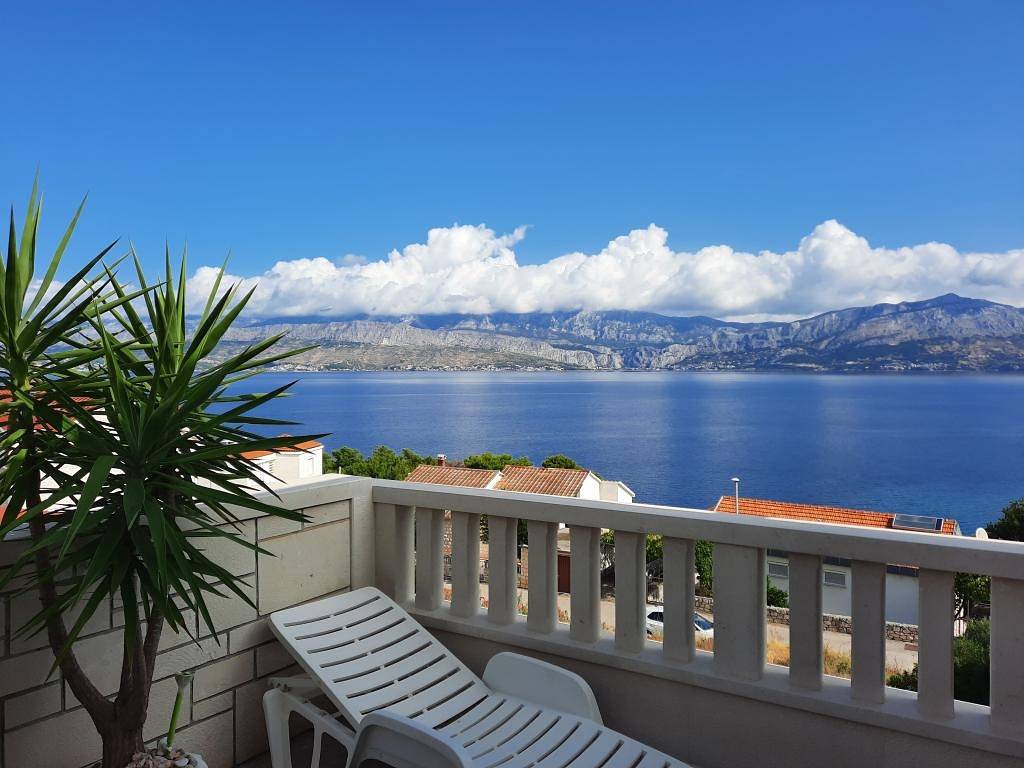 Ganze Wohnung, Ferienwohnung in Postira mit Meerblick, Terrasse, Klimaanlage, W-Lan (5124-1) in Postira, Brac