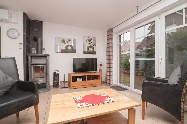 Ferienhaus für 6 Personen, mit Balkon und Garten