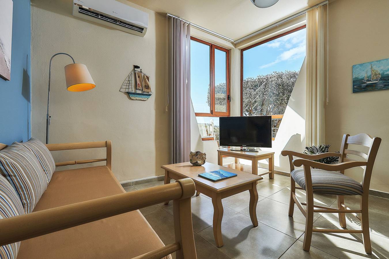 Ganze Wohnung, Ferienwohnung für 5 Personen mit Garten in Lygaria, Achlada