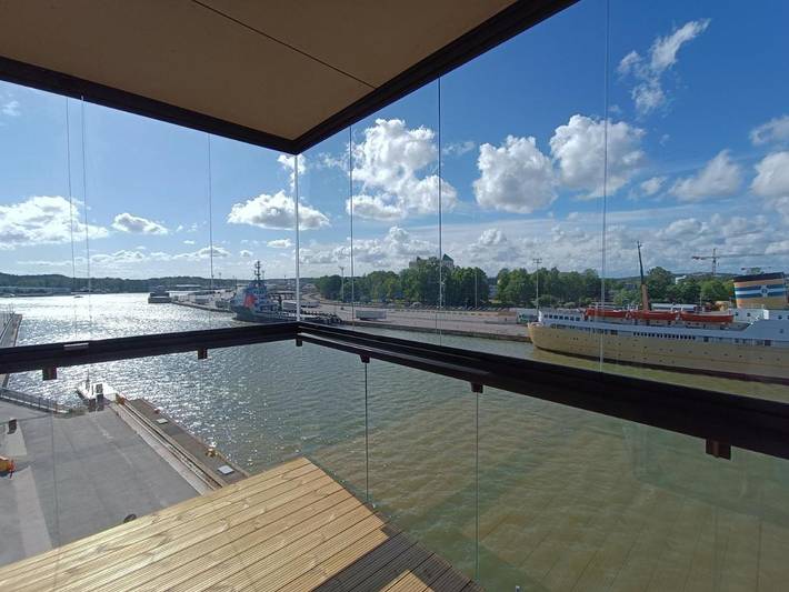 Apartament wakacyjny dla 3 osób, z Balkon i Sauna oraz Widok w Turku