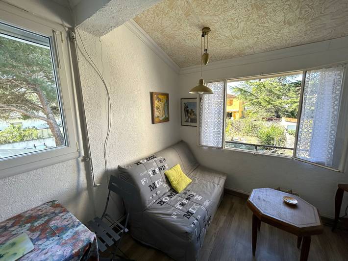 Ganze Wohnung, T2-Wohnung in Strandnähe mit Terrasse in La Côte Vermeille, Argelès-sur-Mer