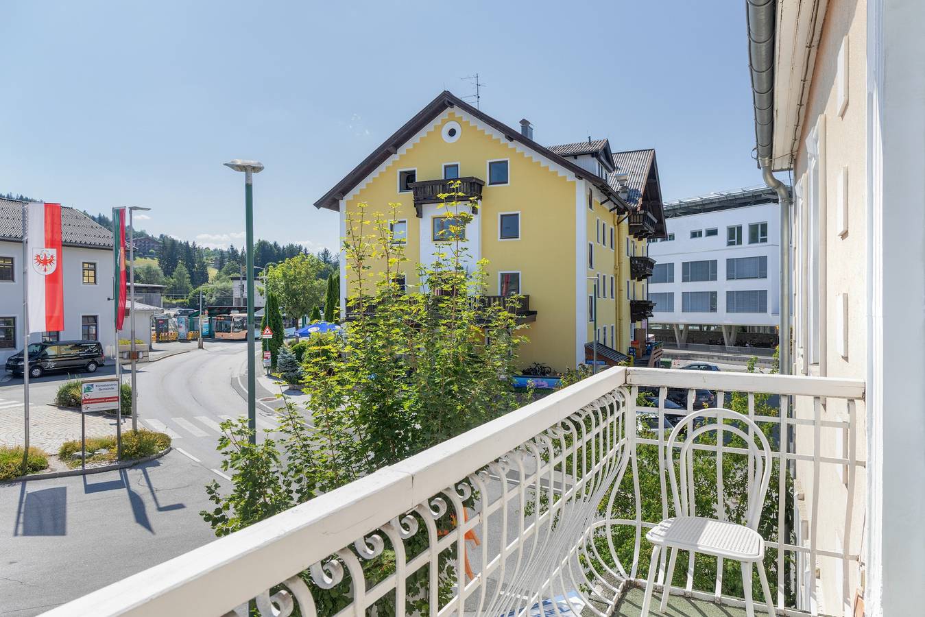 Geheel appartement, Appartement Grattschlössl 3 met bergzicht, balkon en wifi in St. Johann in Tirol, Kaisergebirge