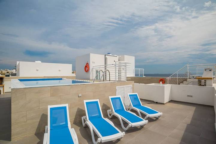 Ferienwohnung für 10 Personen, mit Terrasse auf Malta