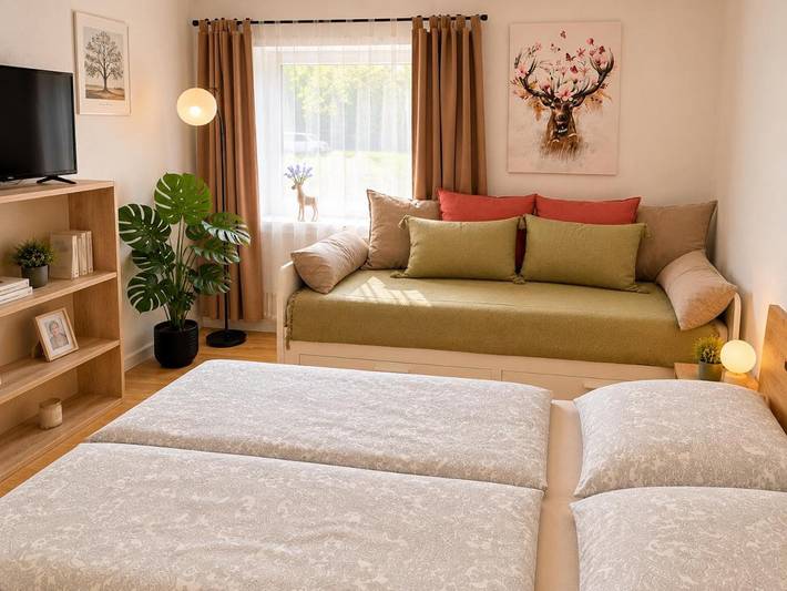 Ferienwohnung für 3 Personen, mit Terrasse und Garten sowie Sauna in Gaggenau