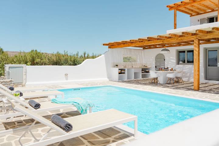 Villa für 10 Personen, mit Garten auf Naxos