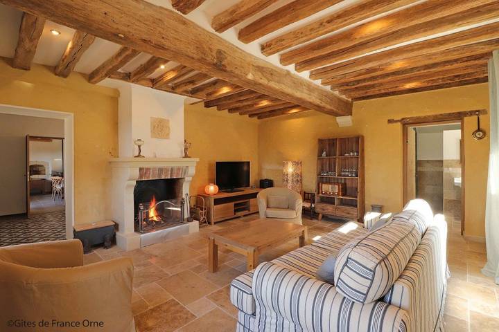 Gîte pour 6 personnes, avec terrasse ainsi que sauna et jardin dans Rémalard-en-Perche - 4