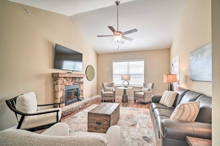 Ferienwohnung für 6 Personen, mit Pool und Balkon sowie Ausblick - 1