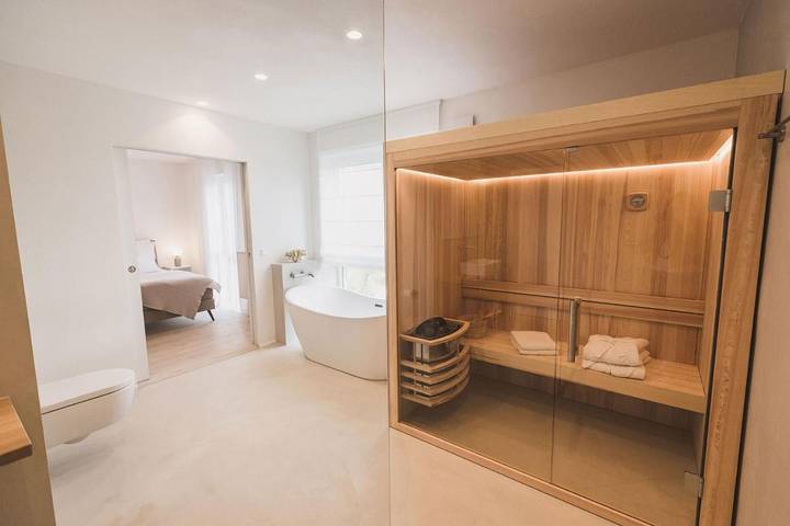 Ferienwohnung für 3 Personen, mit Sauna und Terrasse sowie Ausblick, mit Haustier in Brauneberg - 3