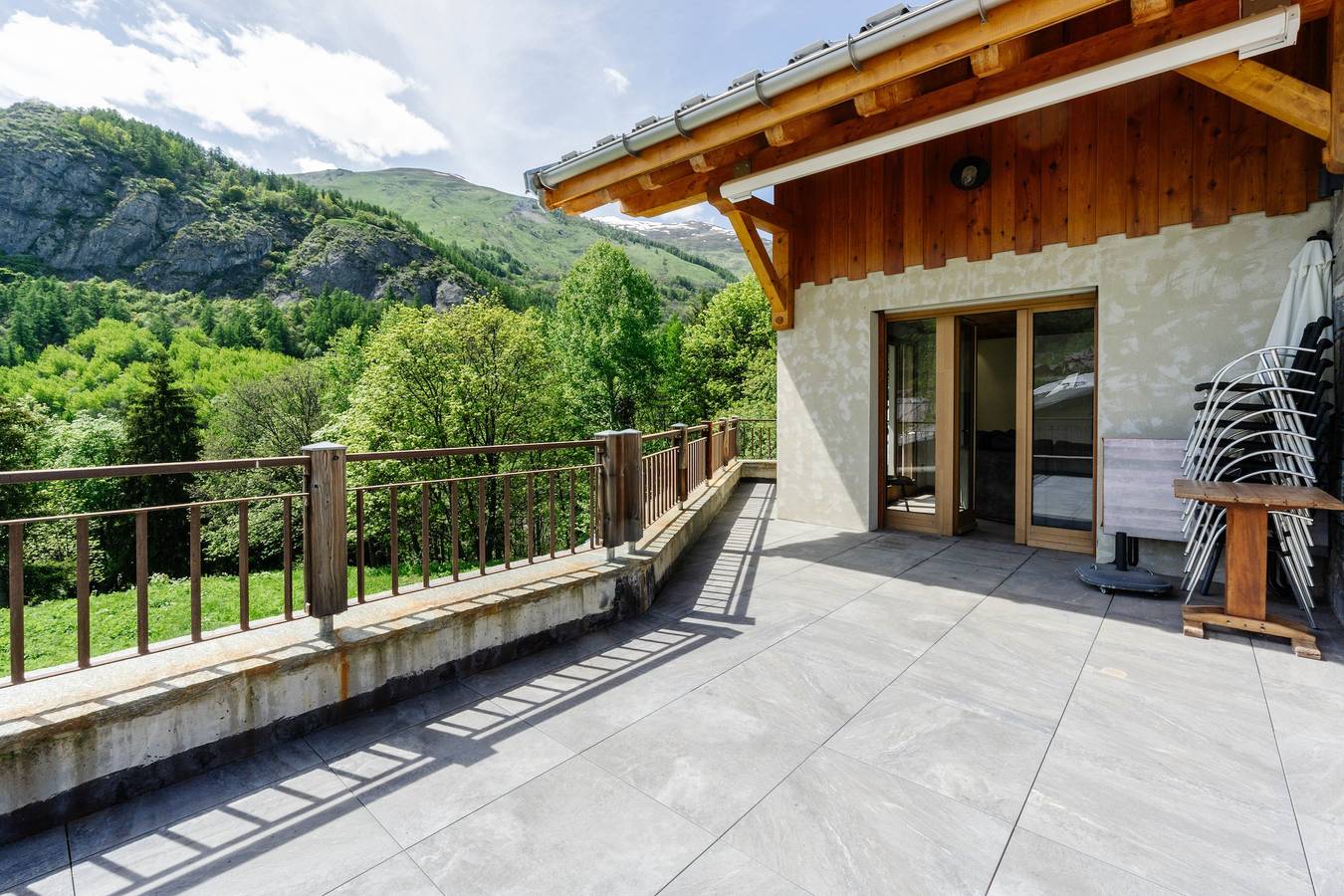 Chalet 'Lamartine' avec vue sur les montagnes, terrasse privée et Wi-Fi in Valloire, Région de Saint-Jean-de-Maurienne