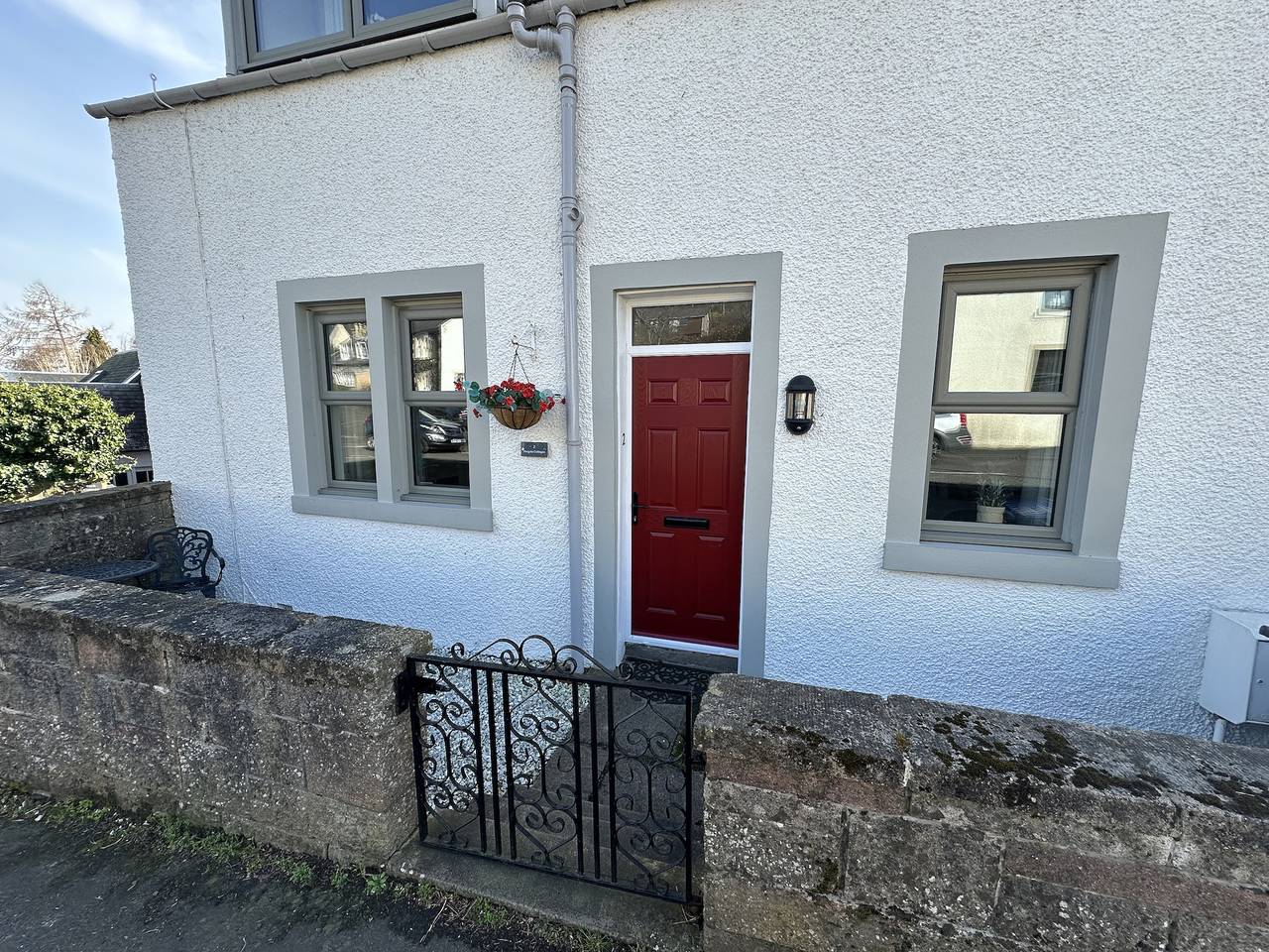 Pergola in Gattonside, Scottish Borders
