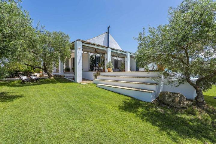 Villa "Hacienda San Antonio" mit Privatem Pool, Privatem Garten und Wlan in Marchena, Sevilla Provinz