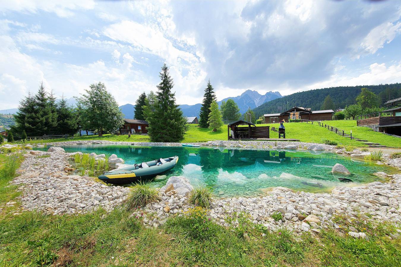 Huisdiervriendelijke Berghut met Vijver en Tuin in Pieve di Cadore, Dolomieten, foto 15