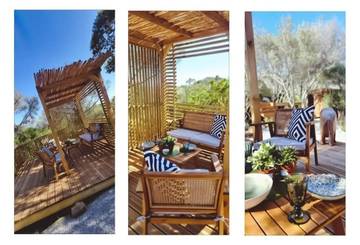 Tente pour 4 personnes, avec jacuzzi et jardin en Corse-du-Sud