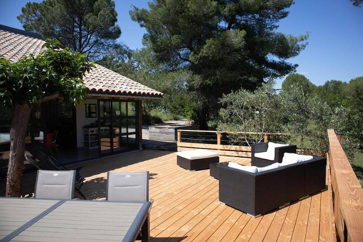 Villa pour 7 personnes, avec vue ainsi que piscine et jardin - 1