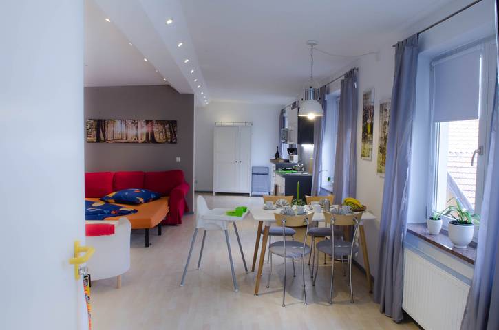 Ferienwohnung für 4 Personen, mit Balkon und Balkon/Terrasse