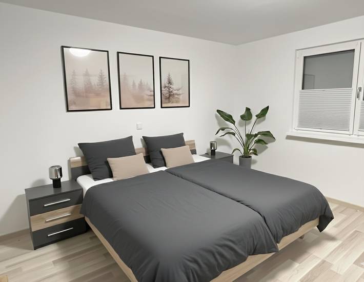 Ferienhaus für 4 Personen, mit Balkon/Terrasse und Balkon sowie Garten in Franken - 4