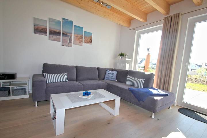 Ferienhaus mit Meerblick für 6 Personen, mit Sauna und Terrasse sowie Ausblick, mit Haustier in Mönchgut-Granitz - 4