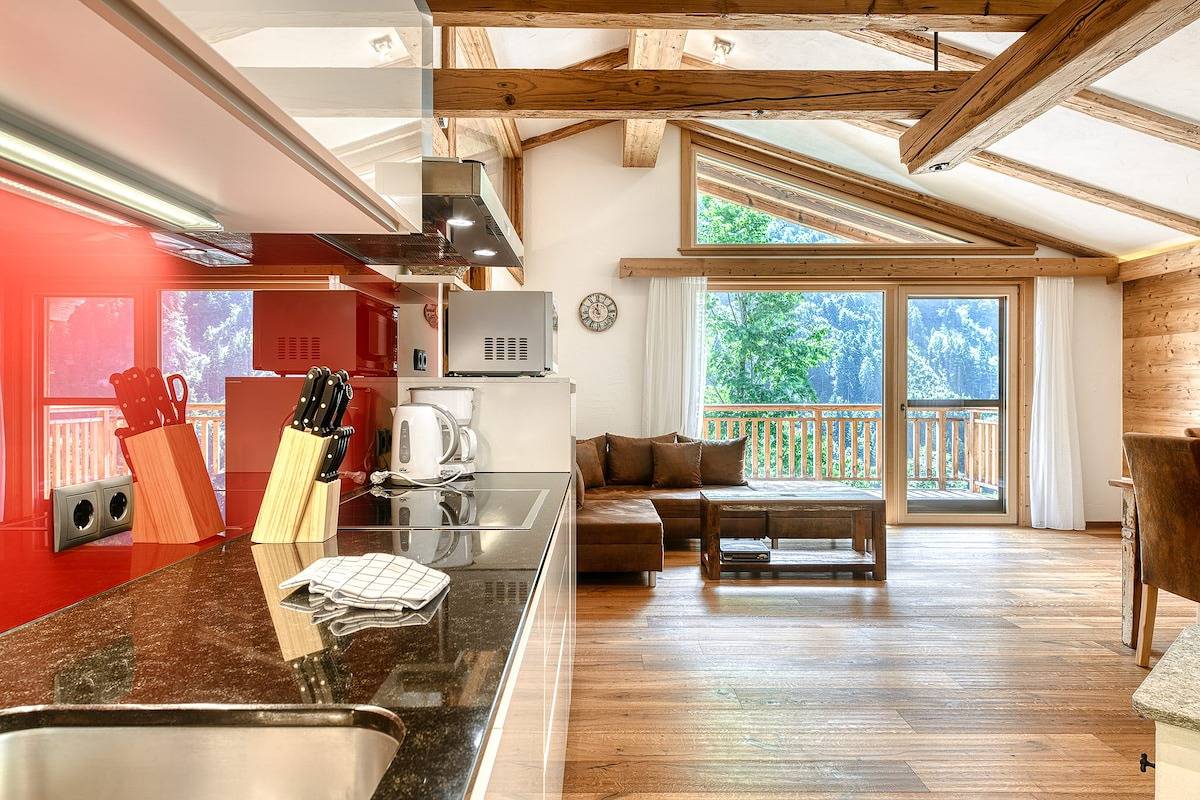 Ganze Wohnung, Dahoam Appartments – 3-Zimmer mit Balkon Zimba in Rätikon Gebirgsgruppe, Bürserberg