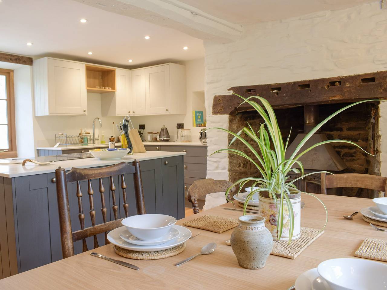 Lower Goytre Farmhouse in Shropshire Hills