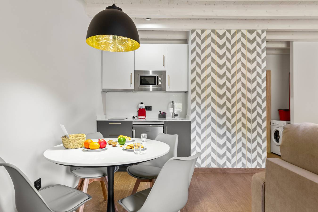 Ganze Wohnung, Modernes Apartment mit Bergblick, privater Terrasse und Wlan in Parres, Provincia de Asturias