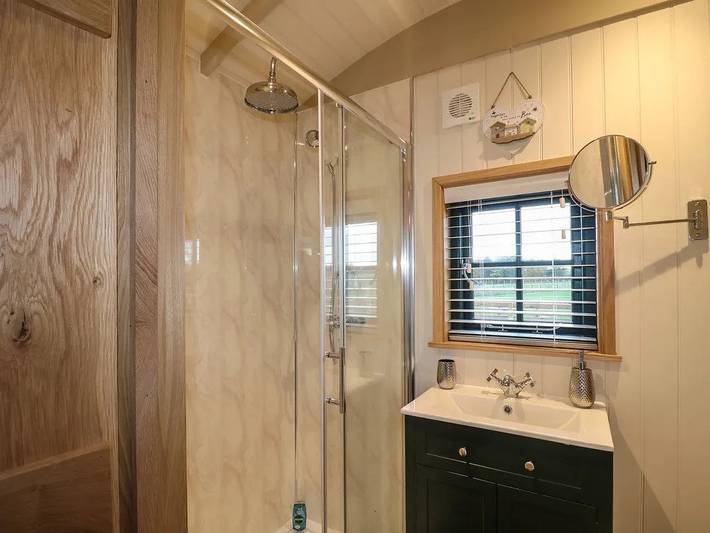 Cabaña de madera para 2 personas con jardín in Melton, Leicestershire