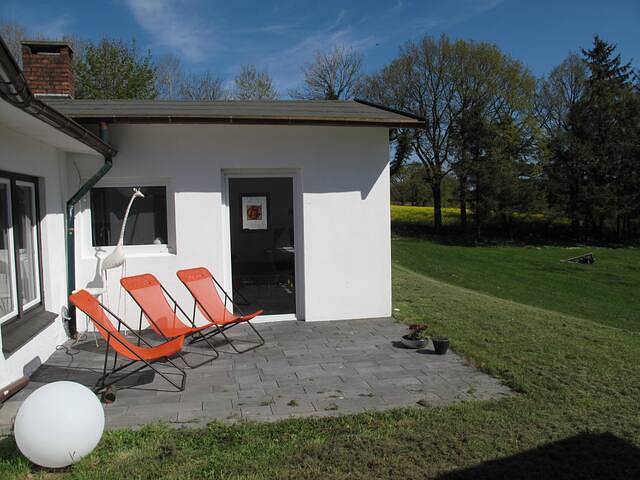 Ganze Ferienwohnung, Forellenhof Riesewohld - Apartment 2, 63qm, 1 Schlafzimmer in Nordhastedt, Dithmarschen