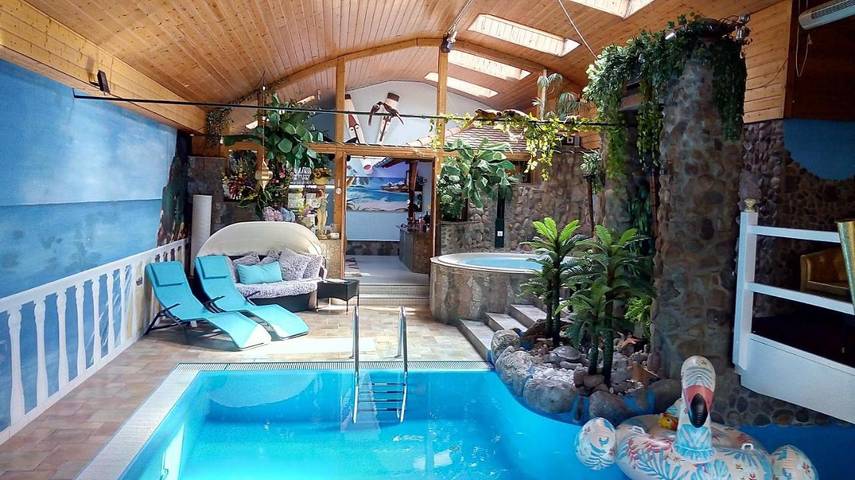 Ferienwohnung für 4 Personen, mit Terrasse und Ausblick