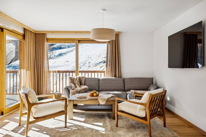 Gîte pour 8 personnes, avec balcon et balcon/terrasse ainsi que sauna et jacuzzi dans Grimentz - 3
