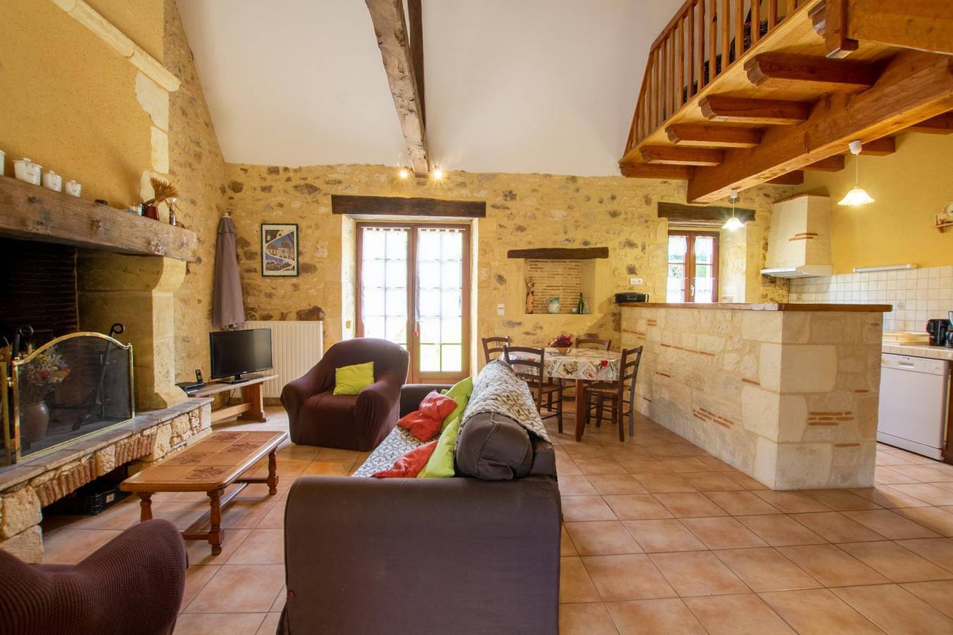 Gîte für 4 Personen mit Whirlpool in Saint-Avit-Rivière, Périgord Pourpre